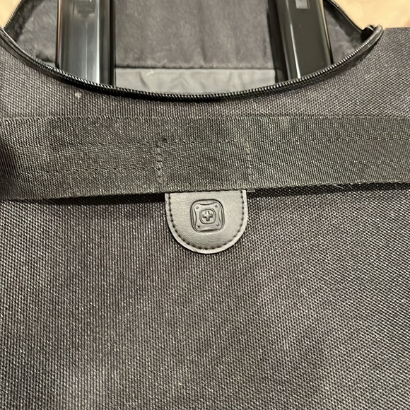 Swiss Gear Granada Laptop Case on wheels fully retractable handle bag strap blk - Picture 7 of 16